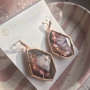 kendra scott dun large drop earrings 💜